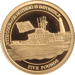 2021 GOLD ROYAL NATIONAL LIFEBOAT INSTITUTION - GOLD WORLD COINS - Cambridgeshire Coins