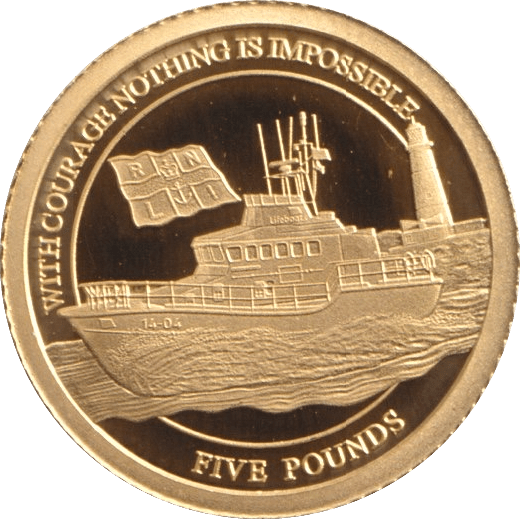 2021 GOLD ROYAL NATIONAL LIFEBOAT INSTITUTION - GOLD WORLD COINS - Cambridgeshire Coins