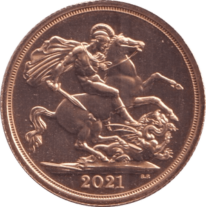2021 GOLD SOVEREIGN ( BU ) - SOVEREIGN - Cambridgeshire Coins