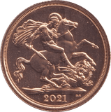 2021 GOLD SOVEREIGN ( BU ) - SOVEREIGN - Cambridgeshire Coins