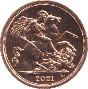 2021 GOLD SOVEREIGN ( BU ) - SOVEREIGN - Cambridgeshire Coins