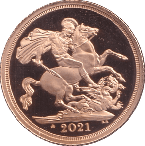 2021 GOLD SOVEREIGN ( PROOF ) - SOVEREIGN - Cambridgeshire Coins
