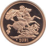 2021 GOLD SOVEREIGN ( PROOF ) - SOVEREIGN - Cambridgeshire Coins