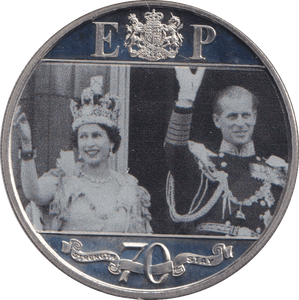 2021 HALF CROWN GIBRALTAR 70 YEARS - WORLD COINS - Cambridgeshire Coins