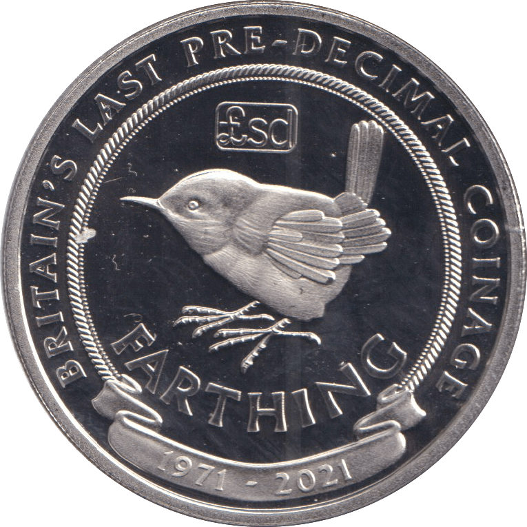 2021 HALF CROWN GIBRALTAR FARTHING - WORLD COINS - Cambridgeshire Coins