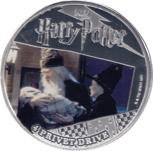 2021 HALF DOLLAR SAMOA HARRY POTTER - 4 PRIVET DRIVE - WORLD COINS - Cambridgeshire Coins