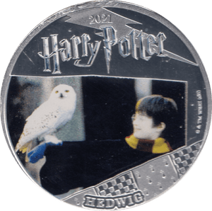 2021 HALF DOLLAR SAMOA HARRY POTTER - HEDWIG - WORLD COINS - Cambridgeshire Coins