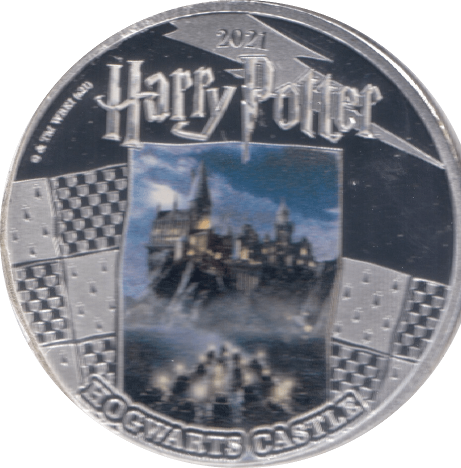 2021 HALF DOLLAR SAMOA HARRY POTTER - HOGWARTS CASTLE - WORLD COINS - Cambridgeshire Coins