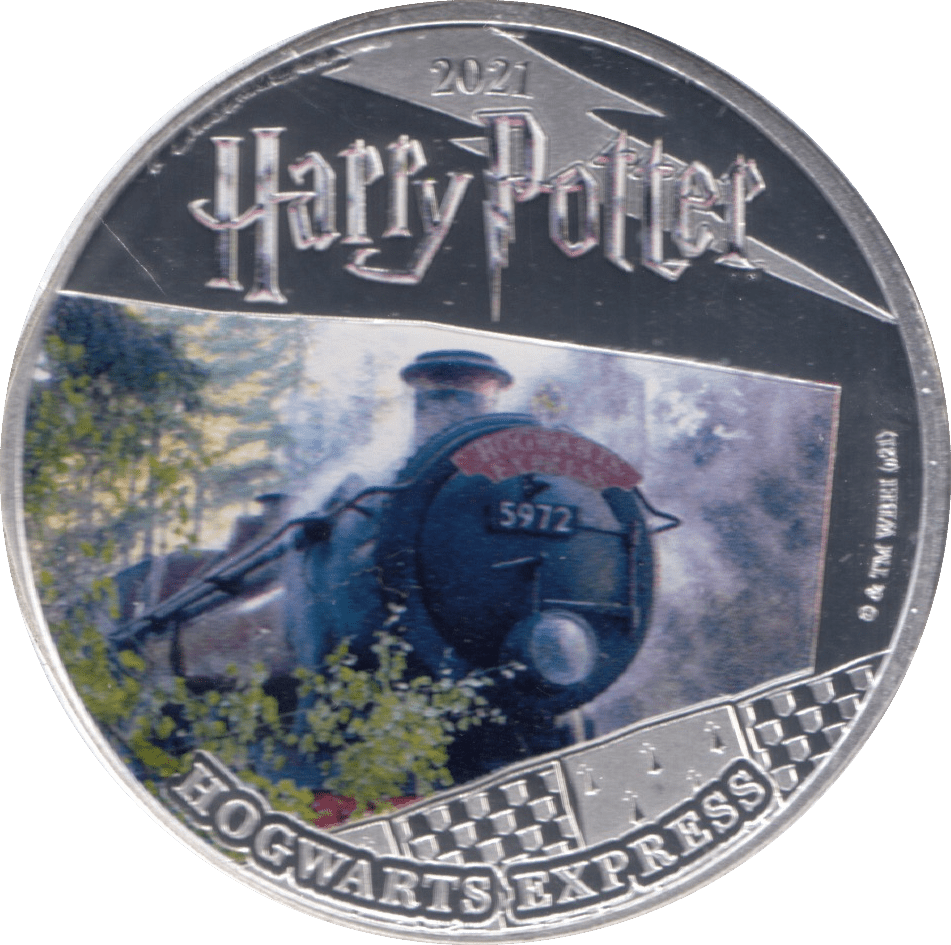 2021 HALF DOLLAR SAMOA HARRY POTTER - HOGWARTS EXPRESS - WORLD COINS - Cambridgeshire Coins