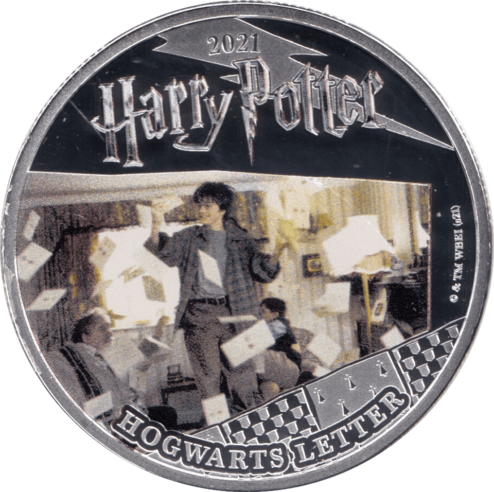 2021 HALF DOLLAR SAMOA HARRY POTTER - HOGWARTS LETTER - WORLD COINS - Cambridgeshire Coins