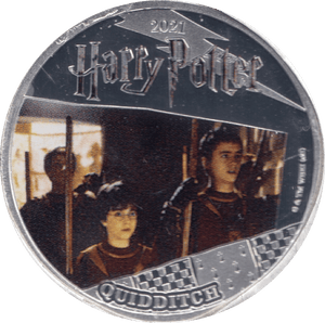 2021 HALF DOLLAR SAMOA HARRY POTTER - QUIDDITCH - WORLD COINS - Cambridgeshire Coins