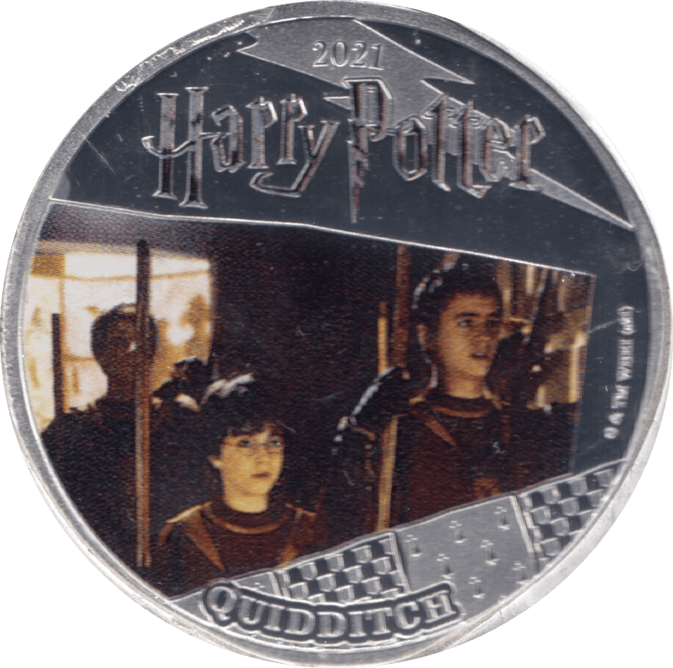 2021 HALF DOLLAR SAMOA HARRY POTTER - QUIDDITCH - WORLD COINS - Cambridgeshire Coins