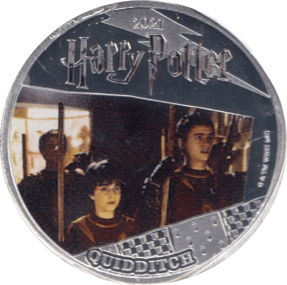 2021 HALF DOLLAR SAMOA HARRY POTTER - QUIDDITCH - WORLD COINS - Cambridgeshire Coins