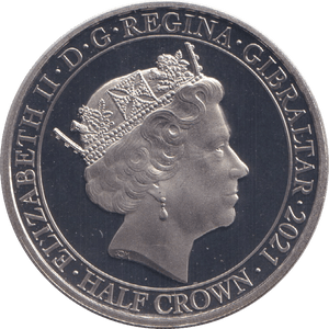2021 HALFCROWN DEVOTED TO YOUR SERVICE - WORLD COINS - Cambridgeshire Coins