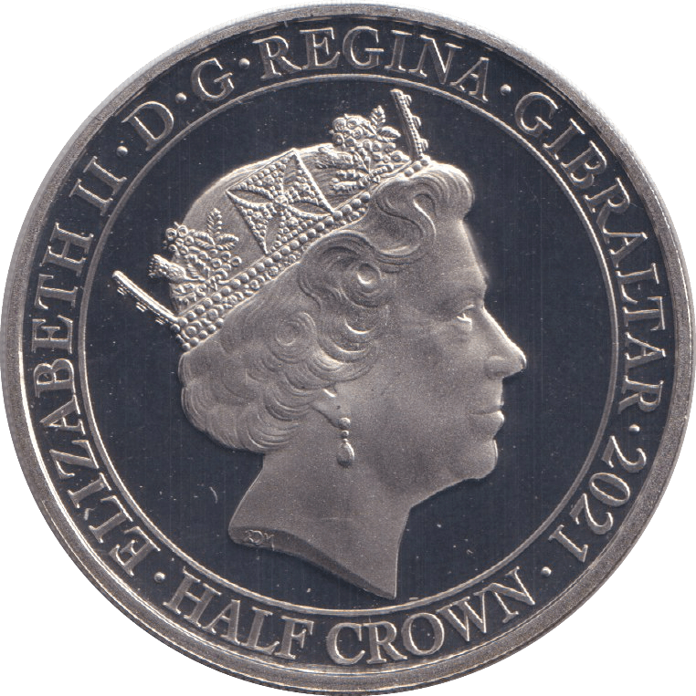 2021 HALFCROWN DEVOTED TO YOUR SERVICE - WORLD COINS - Cambridgeshire Coins