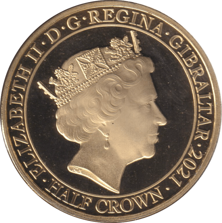 2021 HALFCROWN DEVOTED TO YOUR SERVICE - WORLD COINS - Cambridgeshire Coins