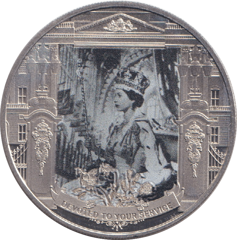 2021 HALFCROWN DEVOTED TO YOUR SERVICE - WORLD COINS - Cambridgeshire Coins