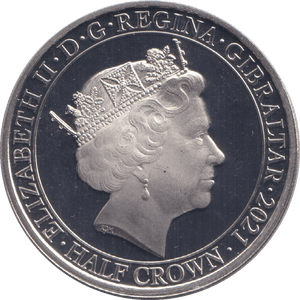 2021 HALFCROWN ELIZABETH AND PHILIP - WORLD COINS - Cambridgeshire Coins