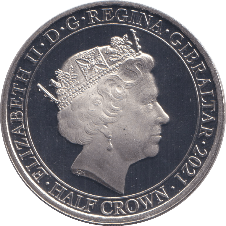 2021 HALFCROWN ELIZABETH AND PHILIP - WORLD COINS - Cambridgeshire Coins