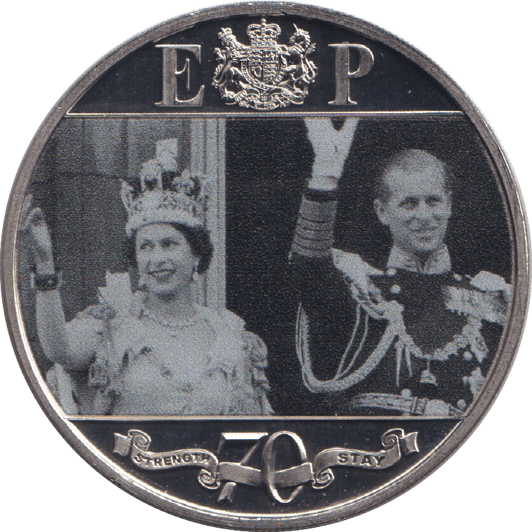 2021 HALFCROWN ELIZABETH AND PHILIP - WORLD COINS - Cambridgeshire Coins