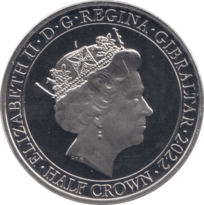 2021 HALFCROWN GIBRALTAR F166 - WORLD COINS - Cambridgeshire Coins