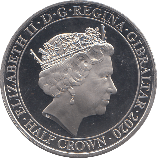 2021 HALFCROWN GIBRALTAR - WORLD COINS - Cambridgeshire Coins