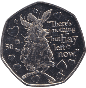 2021 ISLE OF MAN THE MARCH HARE 50P BU - 50P REGIONAL ISSUE - Cambridgeshire Coins