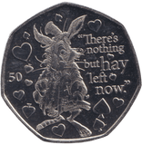 2021 ISLE OF MAN THE MARCH HARE 50P BU - 50P REGIONAL ISSUE - Cambridgeshire Coins