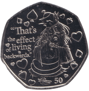 2021 ISLE OF MAN THE WHITE QUEEN 50P BU - 50P REGIONAL ISSUE - Cambridgeshire Coins