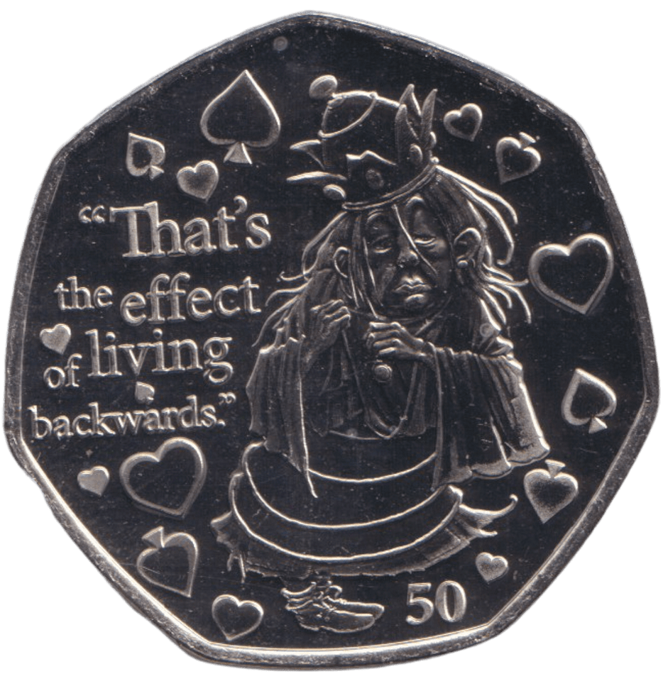 2021 ISLE OF MAN THE WHITE QUEEN 50P BU - 50P REGIONAL ISSUE - Cambridgeshire Coins