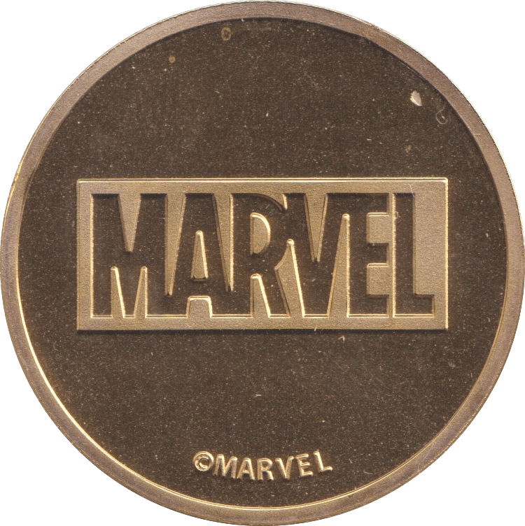 2021 MARVEL CAPTAIN AMERICA GOLD PLATED TOKEN ( PROOF ) - OTHER TOKENS - Cambridgeshire Coins