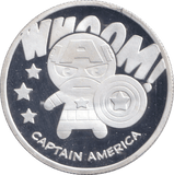 2021 MARVEL SILVER PLATED CAPTAIN AMERICA TOKEN ( PROOF ) - OTHER TOKENS - Cambridgeshire Coins