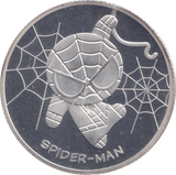 2021 MARVEL SILVER PLATED SPIDER - MAN TOKEN ( PROOF ) - OTHER TOKENS - Cambridgeshire Coins