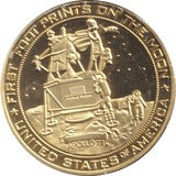 2021 MEDALLION FIRST FOOT PRINTS ON THE MOON USA - MEDALS & MEDALLIONS - Cambridgeshire Coins
