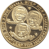 2021 MEDALLION FIRST FOOT PRINTS ON THE MOON USA - MEDALS & MEDALLIONS - Cambridgeshire Coins