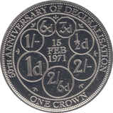 2021 ONE CROWN ISLE OF MAN - CROWN - Cambridgeshire Coins