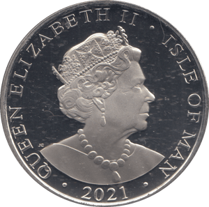 2021 ONE CROWN ISLE OF MAN - CROWN - Cambridgeshire Coins