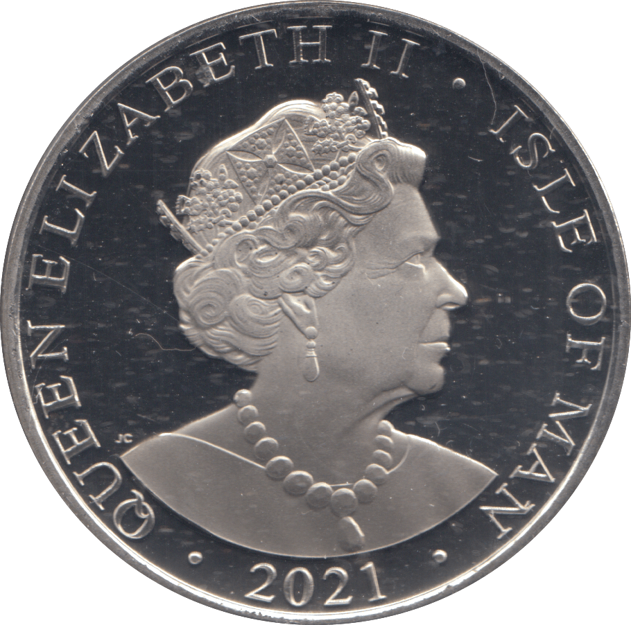 2021 ONE CROWN ISLE OF MAN - CROWN - Cambridgeshire Coins