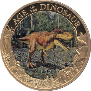 2021 ONE DOLLAR COOK ISLANDS AGE OF DINOSAUR - WORLD COINS - Cambridgeshire Coins