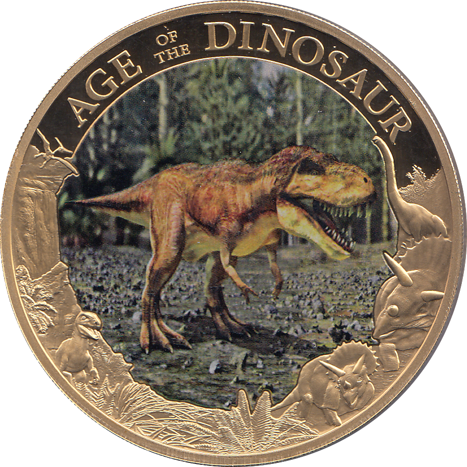 2021 ONE DOLLAR COOK ISLANDS AGE OF DINOSAUR - WORLD COINS - Cambridgeshire Coins