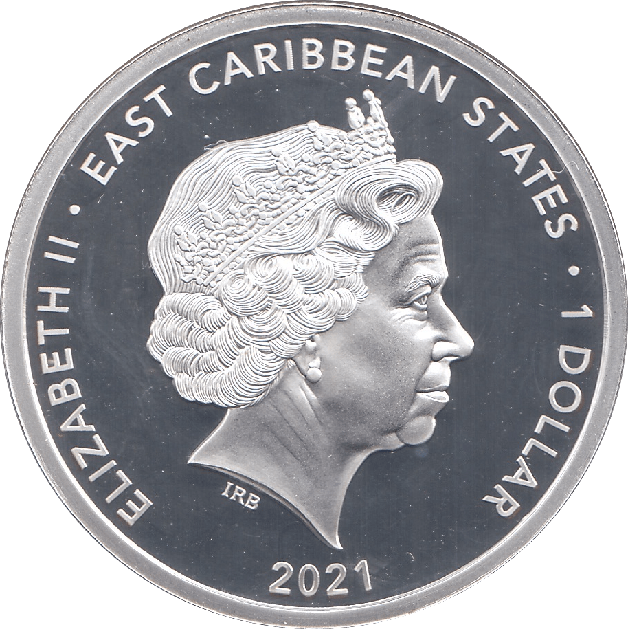 2021 ONE DOLLAR EAST CARIBBEAN STATES - WORLD COINS - Cambridgeshire Coins
