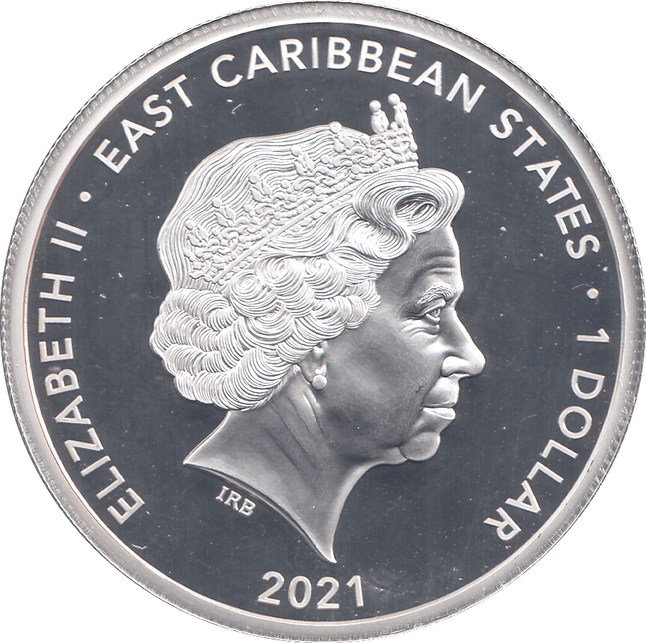2021 ONE DOLLAR EAST CARIBBEAN STATES - WORLD COINS - Cambridgeshire Coins