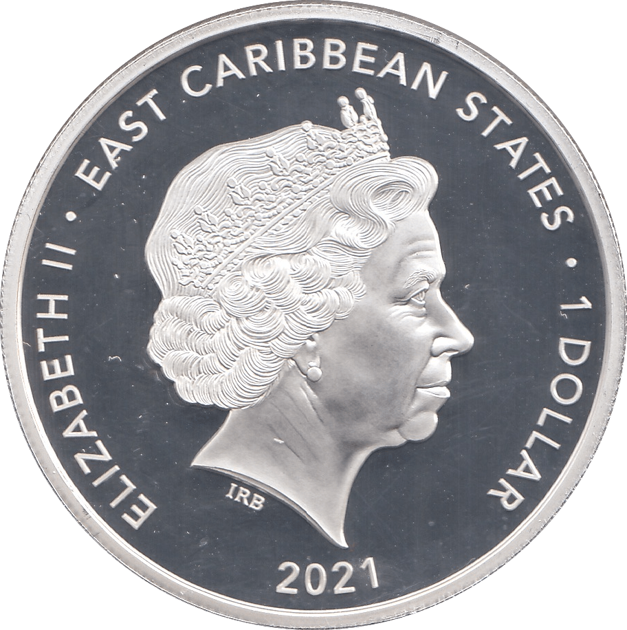 2021 ONE DOLLAR EAST CARIBBEAN STATES - WORLD COINS - Cambridgeshire Coins