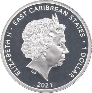 2021 ONE DOLLAR EAST CARIBBEAN STATES - WORLD COINS - Cambridgeshire Coins