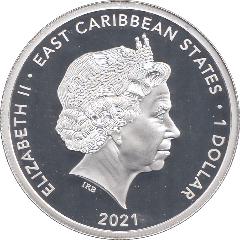 2021 ONE DOLLAR EAST CARIBBEAN STATES - WORLD COINS - Cambridgeshire Coins