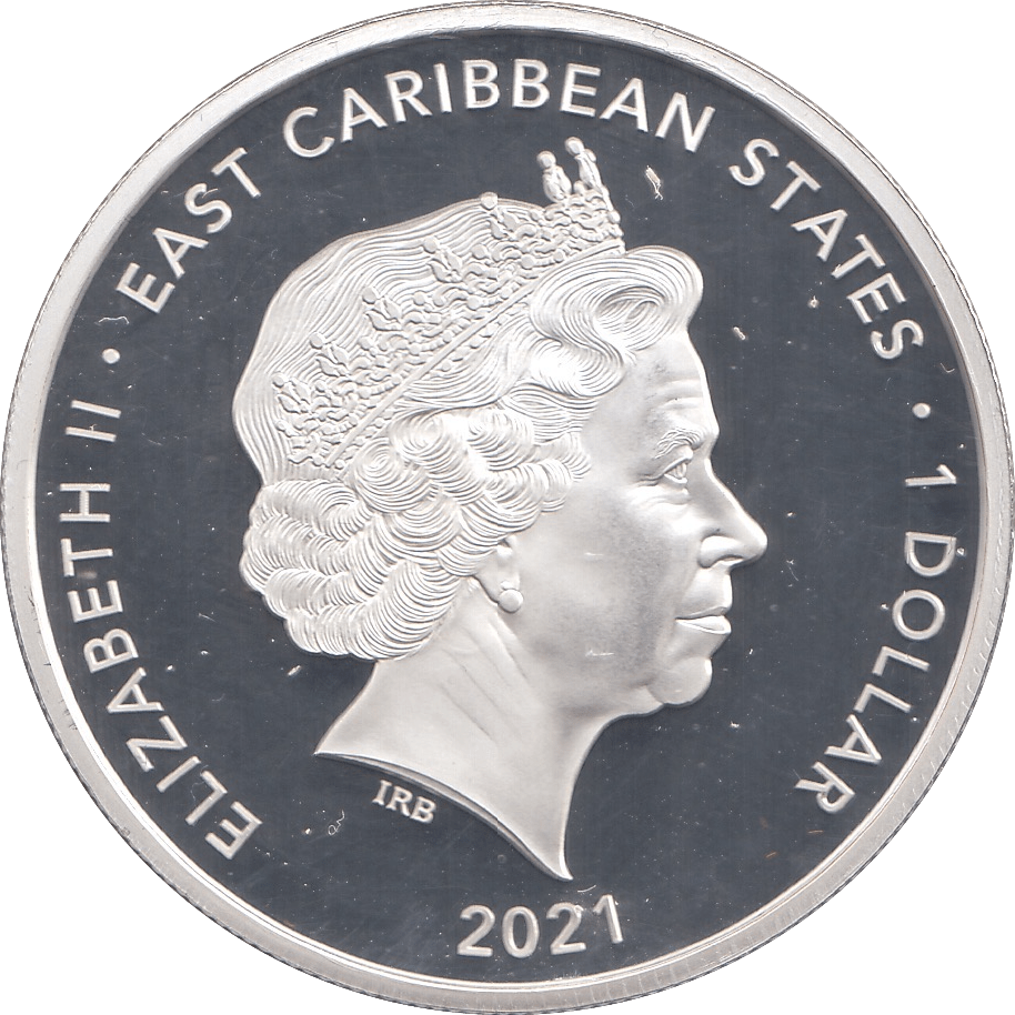 2021 ONE DOLLAR EAST CARIBBEAN STATES - WORLD COINS - Cambridgeshire Coins