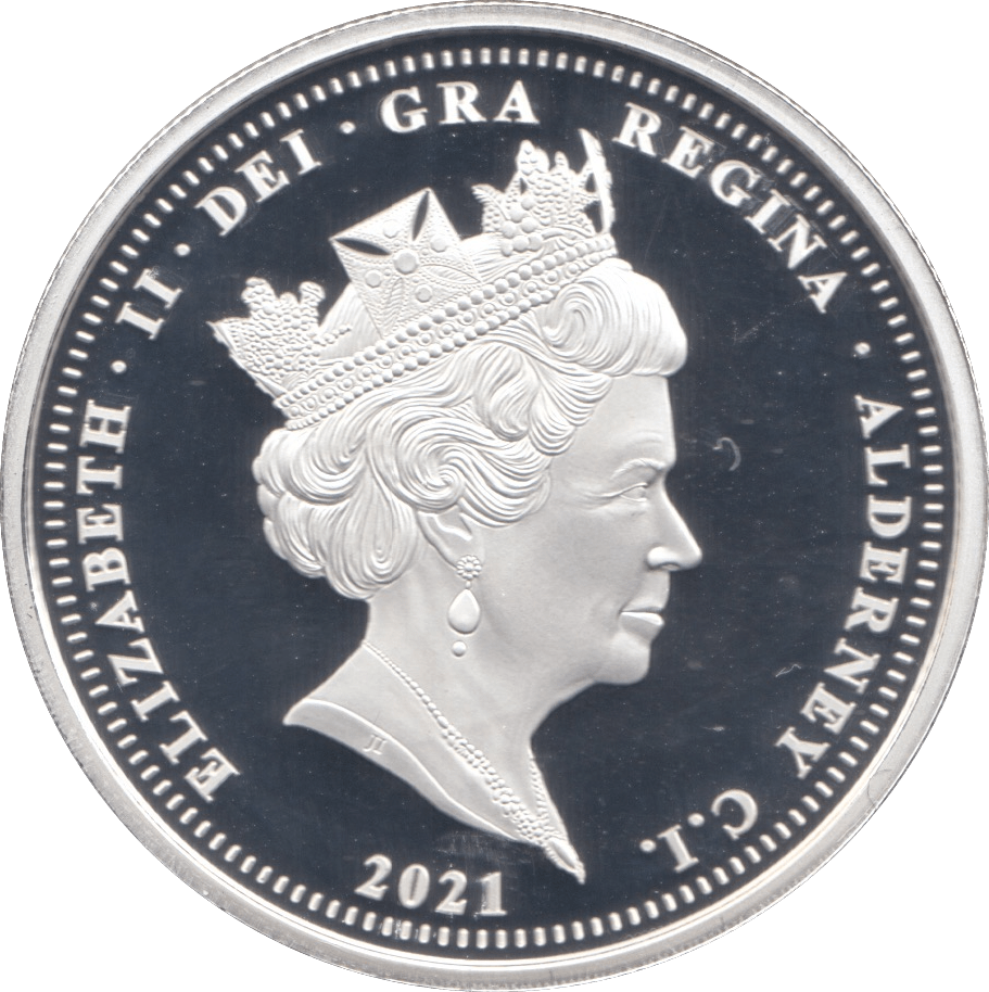 2021 PROOF R.N.L.I FIVE POUNDS ALDERNEY - WORLD COINS - Cambridgeshire Coins