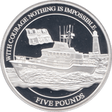 2021 PROOF R.N.L.I FIVE POUNDS ALDERNEY - WORLD COINS - Cambridgeshire Coins