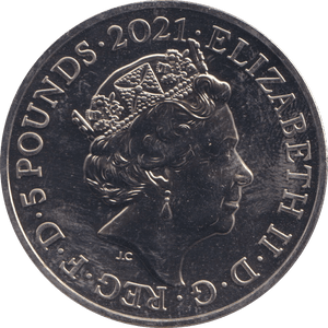 2021 QUEEN ELIZABETH II 95TH ANNIVERSARY £5 BU - WORLD COINS - Cambridgeshire Coins