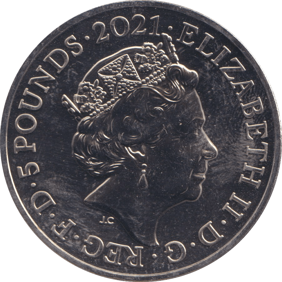 2021 QUEEN ELIZABETH II 95TH ANNIVERSARY £5 BU - WORLD COINS - Cambridgeshire Coins